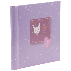 Фотоальбом магнитный 20 листов 23*28см, внутренняя спираль, ArtSpace "Bunny"