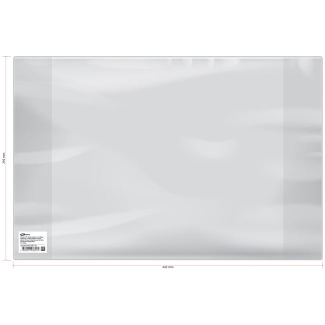 Обложка 292*442 д/учебников и тетр. А4/контурных карт/атласов, ArtSpace, ПВХ 120мкм, ШК Обложка 292*442 д/учебников и тетр. А4/контурных карт/атласов, ArtSpace, ПВХ 120мкм, ШК