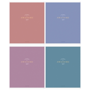 Тетрадь 80л., А5, клетка ArtSpace "Моноколор. Awesome style"