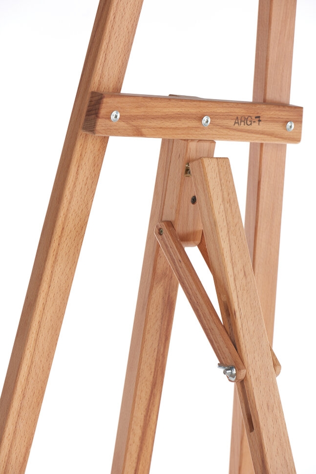 Мольберт Лира Выставочный №7 Artgooru из бука с регулировкой наклона для демонстрации высота 160 см купить в художественном магазине ArtCraft.Space с доставкой по РФ и СНГ