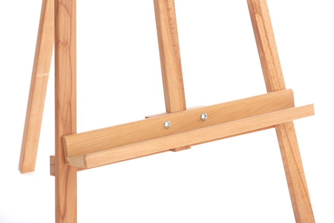 Мольберт Лира Выставочный №7 Artgooru из бука с регулировкой наклона для демонстрации высота 160 см купить в художественном магазине ArtCraft.Space с доставкой по РФ и СНГ