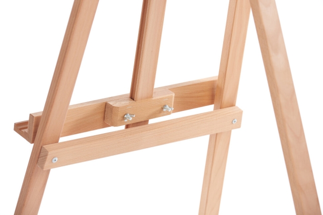 Мольберт Лира Выставочный №7 Artgooru из бука с регулировкой наклона для демонстрации высота 160 см купить в художественном магазине ArtCraft.Space с доставкой по РФ и СНГ