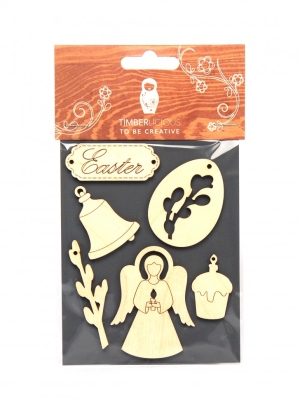 Набор заготовок для декорирования Easter11 фанера 10х14см,