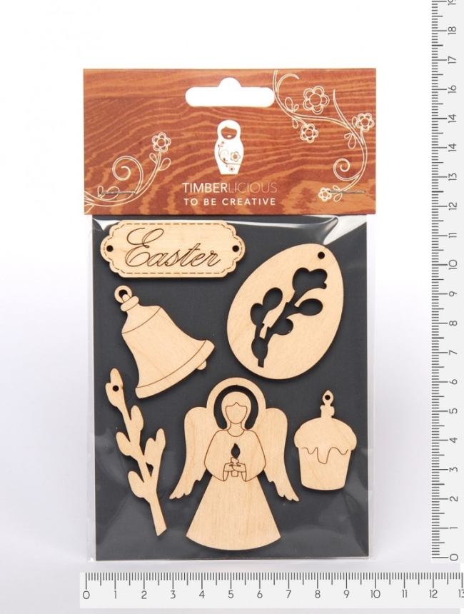 Набор заготовок для декорирования Easter11 фанера 10х14см,