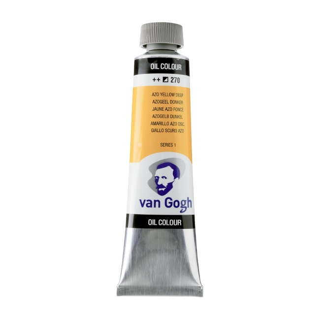 Краска масляная Van Gogh туба 40мл №270 Желтый насыщенный АЗО