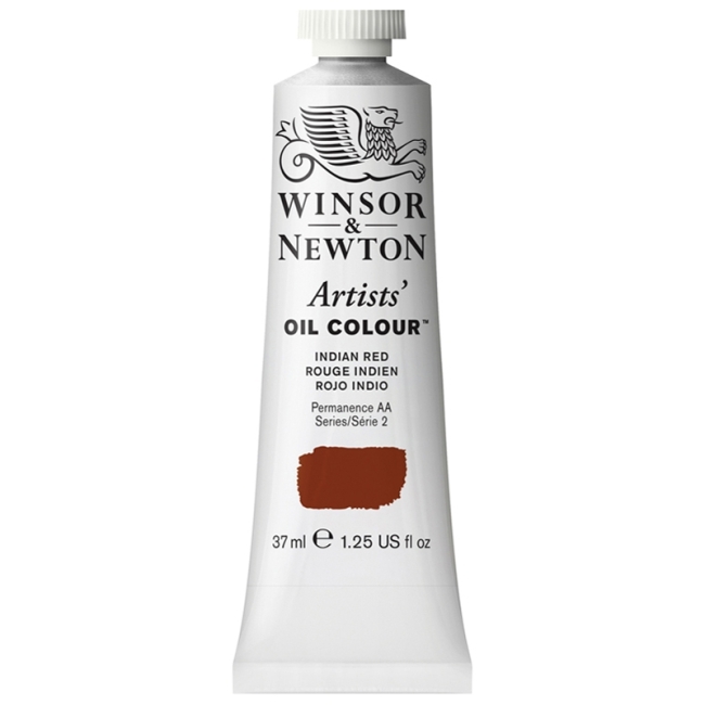 Краска масляная профессиональная Winsor&Newton "Artists' Oil", красный Индийский