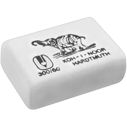 Ластик классический Koh-I-Noor Elephant 300/60 из натурального каучука 31х21х8 мм купить в художественном магазине ArtCraft.Space с доставкой по РФ И СНГ Ластик классический Koh-I-Noor Elephant 300/60 из натурального каучука 31х21х8 мм купить в художественном магазине ArtCraft.Space с доставкой по РФ И СНГ