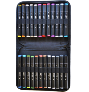 Набор маркеров GRAPH'IT 24шт Scrap пенал