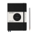 Блокнот Leuchtturm1917 Bauhaus Edition A5 (14.5x21см.) 80г/м2 - 251 стр. в синюю точку, твердая обложка, цвет: Черный