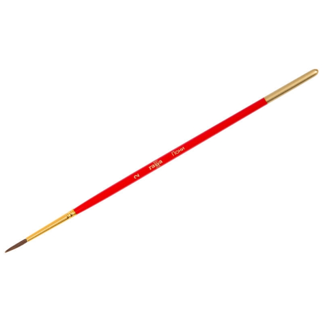 Кисть пони Гамма, круглая №02