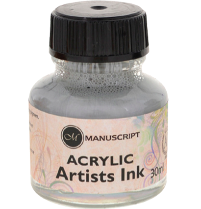 Тушь акриловая художественная Manuscript Acrylic Inc во флаконе 30 мл купить в магазине ArtCraft.Space