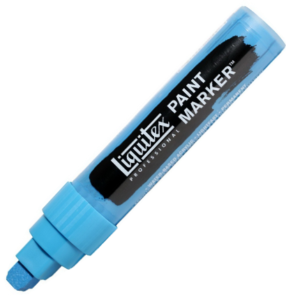 Маркер акриловый Liquitex Paint Marker широкий 15 мм 570 голубой бриллиант купить в магазине маркеров ArtCraft.Space