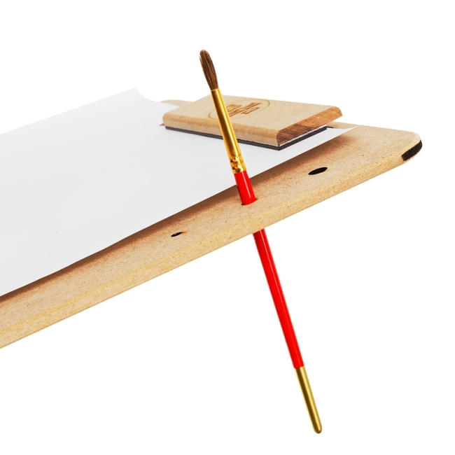 Планшет А4 Гамма "Московская палитра" МДФ магнитный зажим ручка купить в магазине ArtCraft.Space