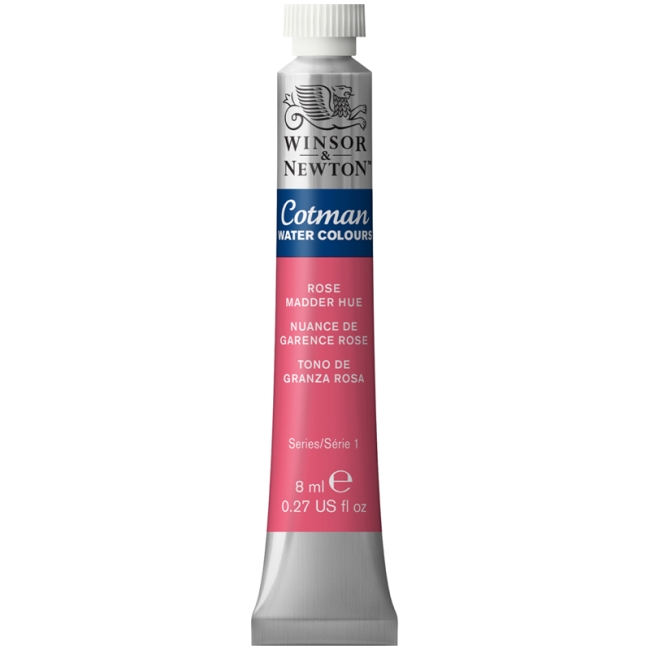 Акварель художественная Winsor&Newton "Cotman", 8мл, туба, розовая марена