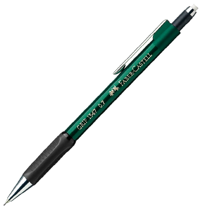 Карандаш механический Faber-Castell Grip 1345 зеленый, грифель 0.7 мм B купить в магазине ArtCraft.Space