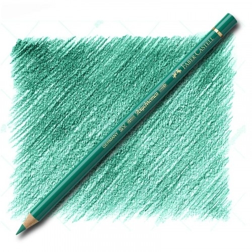 Карандаш художественный Faber-Castell "Polychromos", цвет 161 бирюзовый Карандаш художественный Faber-Castell "Polychromos", цвет 161 бирюзовый