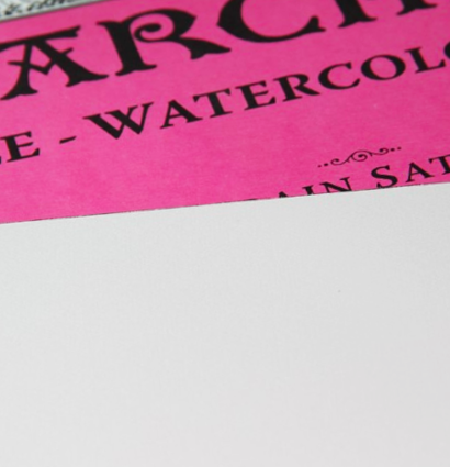 Arches Aquarelle Satin блок бумаги для акварели из хлопка 23х31см / 20 листов / 300 гм (сатиновая) купить в художественном магазине ArtCraft.Space