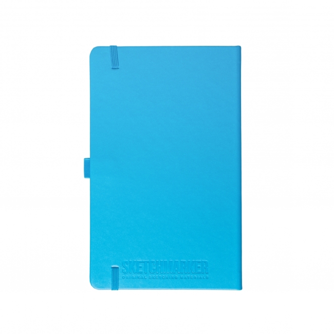 Блокнот для зарисовок Sketchmarker 140г/кв.м 13*21см 80л твердая обложка Синий Карибский Блокнот для зарисовок Sketchmarker 140г/кв.м 13*21см 80л твердая обложка Синий Карибский