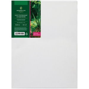 Холст на подрамнике Greenwich Line, 30*40см, 45% хлопок, 55% лен, 420г/м2, среднее зерно