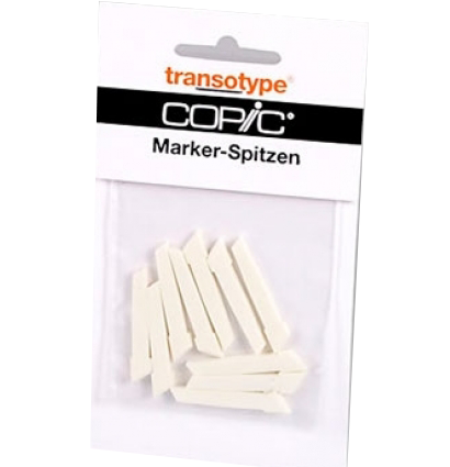 Набор перьев для маркеров Copic Brush 5 мм 10 штук купить в магазине ArtCraft.Space с доставкой