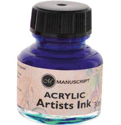 Тушь акриловая художественная Manuscript Acrylic Inc во флаконе 30 мл купить в магазине ArtCraft.Space