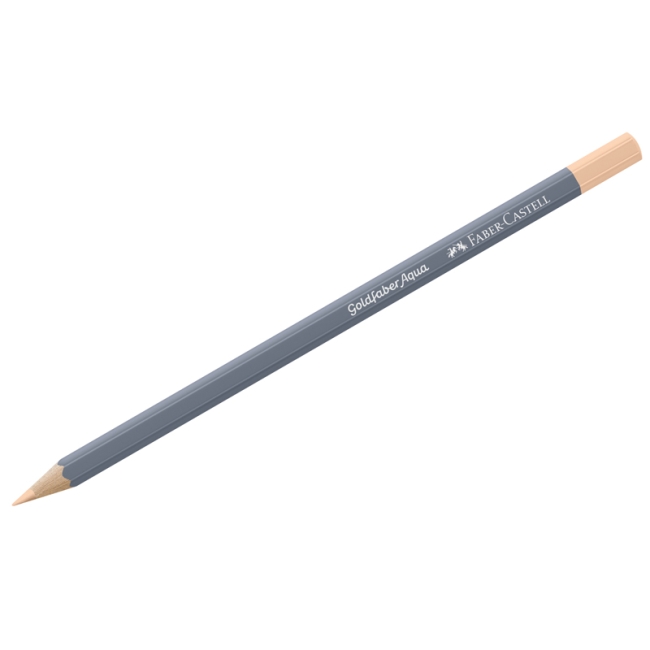 Карандаш акварельный художественный Faber-Castell "Goldfaber Aqua", цвет 132 бежево-красный