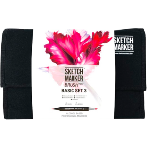 Набор маркеров SKETCHMARKER Brush Basic 3 24шт Набор маркеров SKETCHMARKER Brush Basic 3 24шт