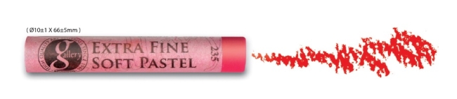 Пастель сухая мягкая профессиональная круглая Галерея цвет № 135 оранжевый I