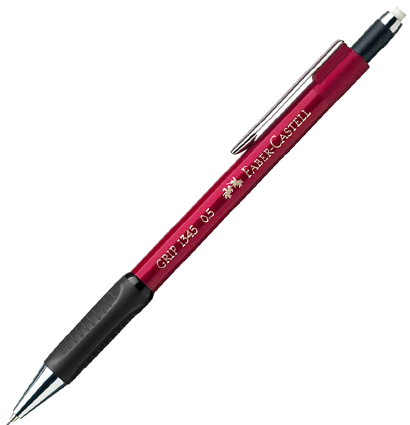 Карандаш механический Faber-Castell Grip 1345 красный, грифель 0.7 мм B купить в магазине ArtCraft.Space