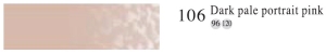 Пастель профессиональная сухая полутвёрдая квадратная цвет № 106 темный бледно-розовый портретный