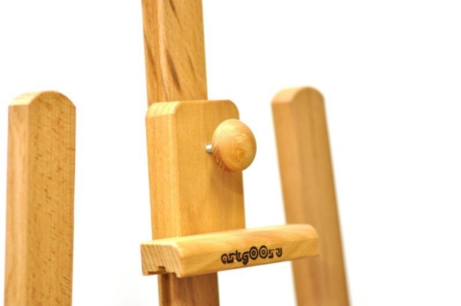 Мольберт Лира 2 Artgooru студийный из бука с неподвижной штангой для живописи и демонстрации высота 170 см купить в художественном магазине ArtCraft.Space с доставкой по РФ и СНГ