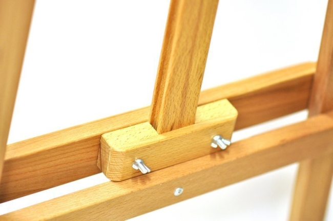 Мольберт Лира 2 Artgooru студийный из бука с неподвижной штангой для живописи и демонстрации высота 170 см купить в художественном магазине ArtCraft.Space с доставкой по РФ и СНГ