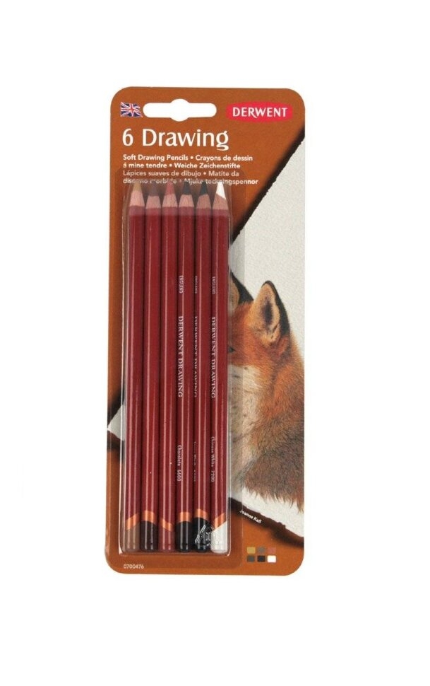 Набор цветных карандашей Drawing 6 цветов в блистере купить в художественном магазине ArtCraft.Space с доставкой по всему миру