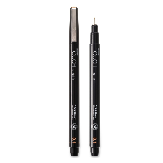 Ручка капиллярная  TOUCH Liner 0,1мм оранжевый