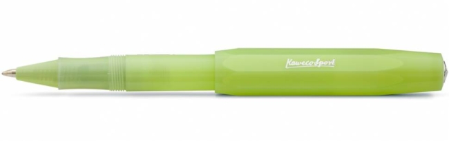 Ручка-роллер KAWECO FROSTED Sport 0.7мм корпус лайм,