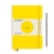 Блокнот Leuchtturm1917 Bauhaus Edition A5 (14.5x21см.) 80г/м2 - 251 стр. в черную точку, твердая обложка, цвет: Лимонный