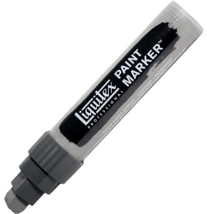 Маркер акриловый Liquitex Paint Marker широкий 15 мм 5999 серый натуральный 5 купить в магазине маркеров ArtCraft.Space