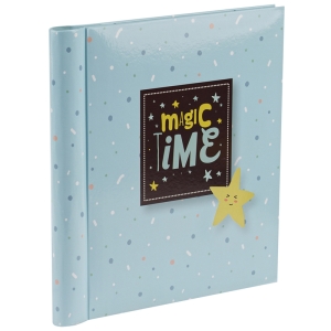 Фотоальбом магнитный 20 листов 23*28см, внутренняя спираль, ArtSpace "Magic time"