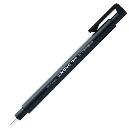Ластик-ручка Tombow Mono Zero Eraser неоново-розовая (круглый ластик) купить в художественном магазине ArtCraft.Space с доставкой по РФ и СНГ
