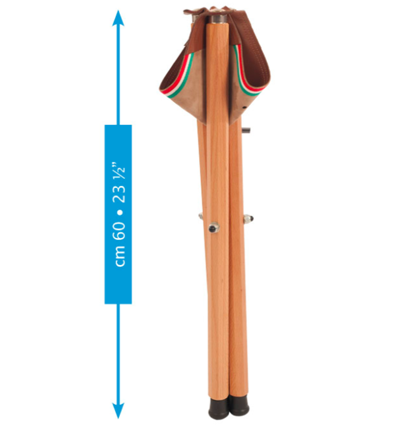 Стул-табуретка для художника Mabef M/39 складной с кожаным сиденьем из древесины бука купить в художественном магазине ArtCraft.Space с доставкой по всему миру