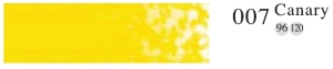 Пастель профессиональная сухая полутвёрдая квадратная цвет № 007 темно-желтый кадмий