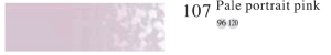 Пастель профессиональная сухая полутвёрдая квадратная цвет № 107 бледно-розовый портретный