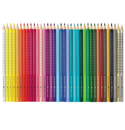 Набор цветных карандашей Faber Castell Colour Grip 36 цветов в металлическом пенале купить в магазине товаров для рисования ArtCraft.Space Набор цветных карандашей Faber Castell Colour Grip 36 цветов в металлическом пенале купить в магазине товаров для рисования ArtCraft.Space