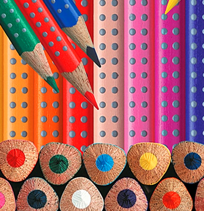 Набор цветных карандашей Faber Castell Colour Grip 36 цветов в металлическом пенале купить в магазине товаров для рисования ArtCraft.Space Набор цветных карандашей Faber Castell Colour Grip 36 цветов в металлическом пенале купить в магазине товаров для рисования ArtCraft.Space