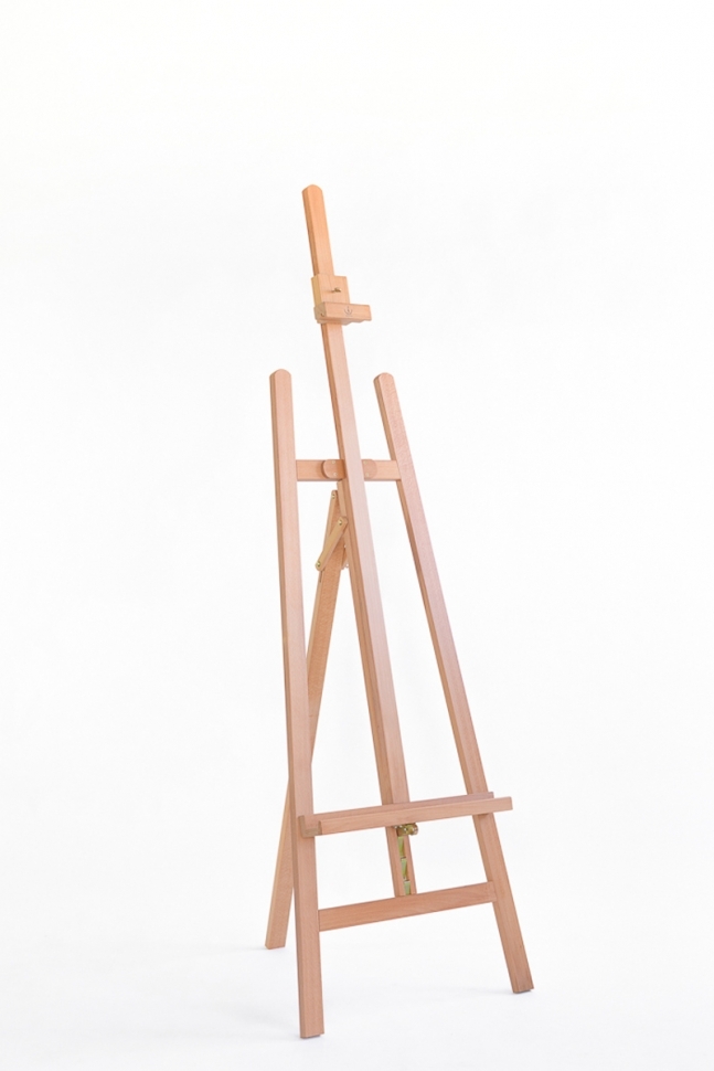 Мольберт студийный  "Лира" (бук), Н max-230 см, р/ч 130 см