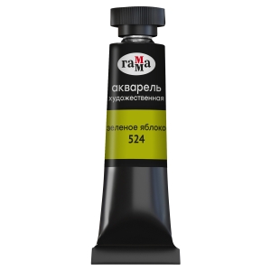 Акварель художественная Гамма "Старый мастер" зеленое яблоко, 9мл, туба Акварель художественная Гамма "Старый мастер" зеленое яблоко, 9мл, туба