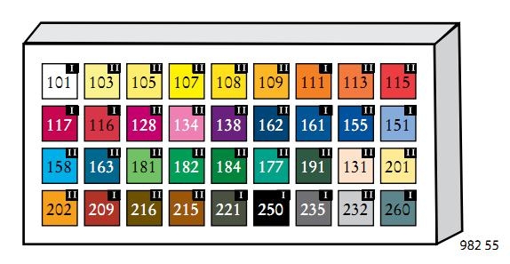 Пластиковый дисплей для акварельных карандашей "MARINO", 36 основных цвета по 12 шт., размер 300х170х256 мм - СНЯТО С ПРОИЗВОДСТВА