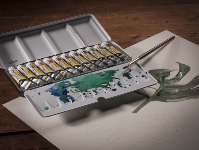 Набор акварели Rembrandt Opaque mix 12 цветов в тубах 10 мл в металлическом кейсе купить в художественном магазине ArtCraft.Space