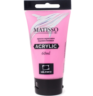 Акриловая краска Малевичъ Matisso, нежно-розовый, 60 мл