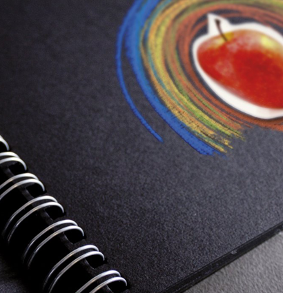 Скетчбук Fabriano Black Drawingbook с черной бумагой А4 / 40 листов / 190 гм купить в художественном магазине ArtCraft.Space с доставкой по всему миру